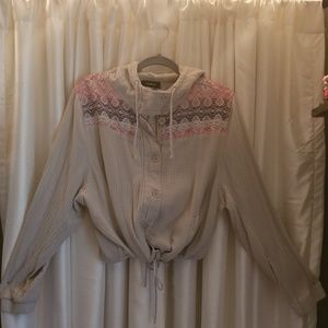 Torrid Bohemian Crop Hoodie (3X)